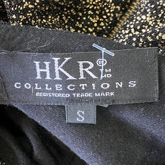 HKR COLLECTIONS Terrazzo Gold Glitter Dress NWT - Picture 2 of 9